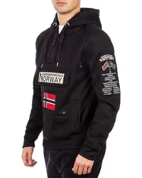 Geographical Norway Kapuzenpullover Herren Hoodie bagymclass Schwarz