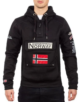 Geographical Norway Kapuzenpullover Herren Hoodie bagymclass Schwarz