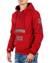 Geographical Norway Kapuzenpullover Herren Hoodie bagymclass Rot