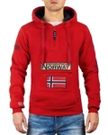 Geographical Norway Kapuzenpullover Herren Hoodie bagymclass Rot