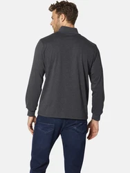 Babista Langarmshirt mit Stehkragen Dunkelgrau/Grau/Dunkelblau