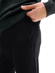 TOM TAILOR Chinohose JERSEY SLIM CHINO Travis schwarz