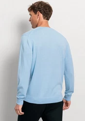 OLYMP Rundhalspullover Strick Casual 