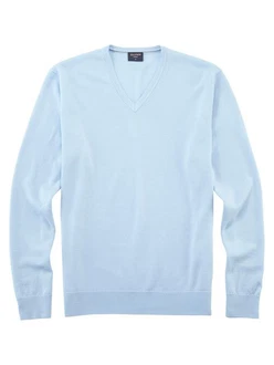 OLYMP Rundhalspullover Strick Casual 