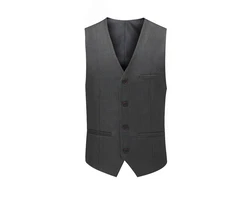 Allthemen Anzug Slim Fit 3-teilig Herren Businessanzug Dunkelgrau/Grau/Hellgrau