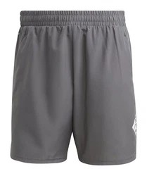 adidas Performance AEROREADY DESIGNED FOR MOVEMENT SHORTS Dunkelgrau/Hellgrau/Grau/Silber