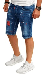 RMK Jeansshorts 5 Pocket Jeans Short Blau