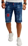 RMK Jeansshorts 5 Pocket Jeans Short Blau