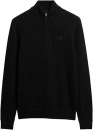 Strickpullover ESSENTIAL EMB KNIT HALF ZIP