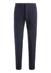 BOSS GREEN Anzughose T_Commuter-Slim mit Grtelschlaufen grün
