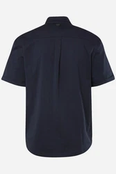 JP1880 Kurzarmhemd Modern Fit Kent-Kragen Dunkelblau