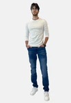 Elara Slim-fit-Jeans Herren Jeans Slim Fit Hose Denim Stretch Weiß/Creme/Hellblau/Rot/Braun