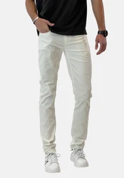 Elara Slim-fit-Jeans Herren Jeans Slim Fit Hose Denim Stretch Weiß/Beige/Dunkelblau