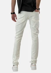 Elara Slim-fit-Jeans Herren Jeans Slim Fit Hose Denim Stretch Weiß/Beige/Dunkelblau