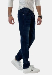 Elara Slim-fit Jeans Herren Jeans Slim Fit Hose Denim Stretch (1-tlg) Weiß/Creme/Rot/Schwarz