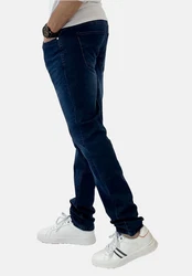 Elara Slim-fit Jeans Herren Jeans Slim Fit Hose Denim Stretch (1-tlg) Weiß/Creme/Rot/Schwarz