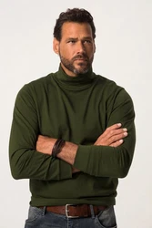 JP1880 T-Shirt Rollkragen-Shirt Basic Jersey 