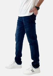 Elara Slim-fit-Jeans Herren Slim Fit Hose Denim Stretch Dunkelblau/Blau