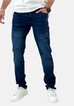 Elara Slim-fit-Jeans Herren Slim Fit Hose Denim Stretch Dunkelblau/Blau
