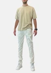 Elara Slim-fit-Jeans Herren Slim Fit Hose Denim Stretch Khaki/Beige Elara Slim-fit-Jeans Herren Slim Fit Hose Denim Stretch Khaki/Beige