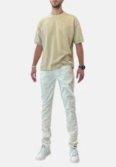 Elara Slim-fit-Jeans Herren Slim Fit Hose Denim Stretch Khaki/Beige