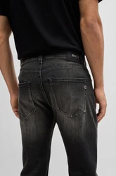 BOSS 5-Pocket Jeans H-Delaware Grau/Schwarz/Dunkelgrau