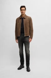 BOSS 5-Pocket Jeans H-Delaware Grau/Schwarz/Dunkelgrau