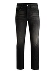 BOSS 5-Pocket Jeans H-Delaware Grau/Schwarz/Dunkelgrau