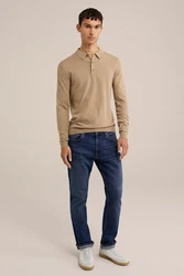 WE Fashion Poloshirt Khaki/Braun/Beige