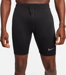 Laufhose M NK DF FAST BF HALF TIGHT BLACK/REFLECTIVE SILV