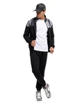CARLO COLUCCI Sweatjacke Di Tonno Schwarz/Grau/Silber