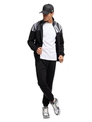 CARLO COLUCCI Sweatjacke Di Tonno Schwarz/Grau/Silber