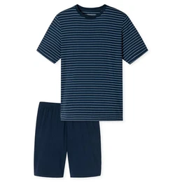 Pyjama Herren Schlafanzug, kurz - Casual Essentials, (2 tlg)