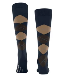 Burlington Kniestrümpfe Edinburgh Dunkelblau/Blau