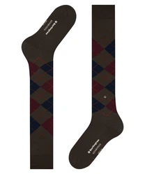 Burlington Kniestrümpfe Edinburgh Khaki/Dunkelgrün/Bordeaux/Dunkelrot/Grün/Grau