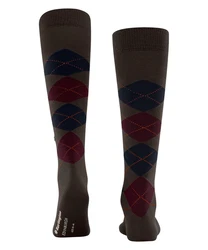 Burlington Kniestrümpfe Edinburgh Khaki/Dunkelgrün/Bordeaux/Dunkelrot/Grün/Grau