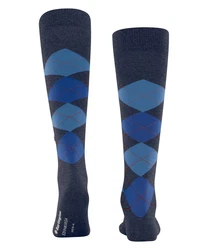 Burlington Kniestrümpfe Edinburgh Blau/Dunkelblau/Hellblau