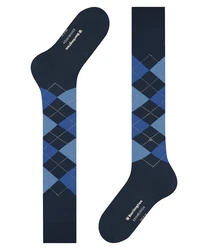 Burlington Kniestrümpfe Edinburgh Blau/Dunkelblau/Hellblau