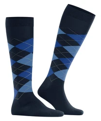 Burlington Kniestrümpfe Edinburgh Blau/Dunkelblau/Hellblau