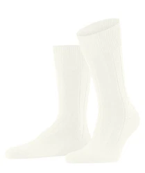 FALKE Socken Lhasa Rib Weiß/Creme