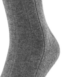 FALKE Socken Lhasa Rib Dunkelgrau/Grau