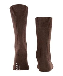 FALKE Socken Lhasa Rib Dunkelbraun/Braun
