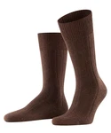 FALKE Socken Lhasa Rib Dunkelbraun/Braun