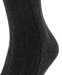 FALKE Socken Lhasa Rib Schwarz