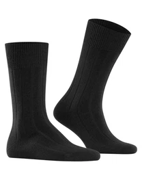 FALKE Socken Lhasa Rib Schwarz
