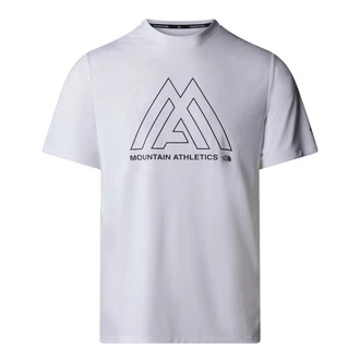 The North Face T-Shirt 24/7 Short Sleeves Tee (1-tlg) Grau/Hellgrau/Rot