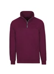 Trigema Sweatshirt mit Reißverschluss rot