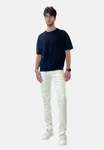 Elara Slim-Fit Jeans Herren Denim Stretch Hose (1-tlg) Weiß/Creme Elara Slim-Fit Jeans Herren Denim Stretch Hose (1-tlg) Weiß/Creme