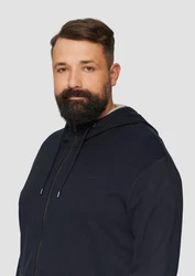 s.Oliver Allwetterjacke Sweatshirt-Jacke mit Kapuze 