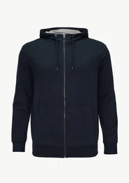 Allwetterjacke Sweatshirt-Jacke mit Kapuze und Logo Logo